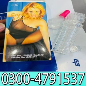 crystal washable dotted silicone condom in pakistan